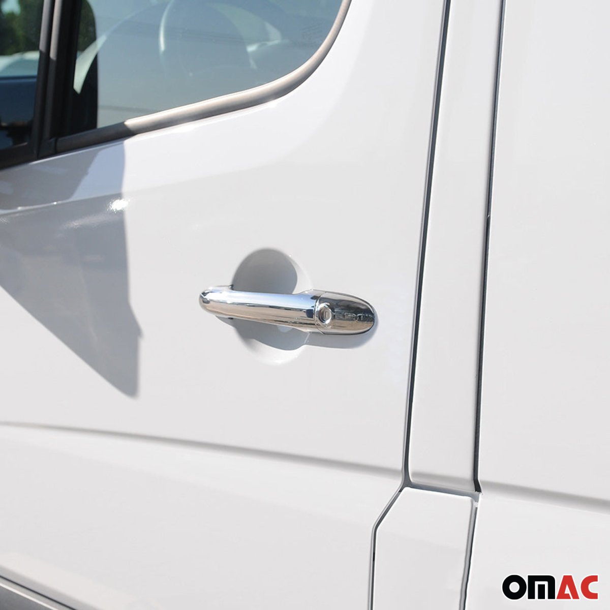 Mercedes-Benz Sprinter Door Handle Cover - Omac - Gloss Silver - '06-'13